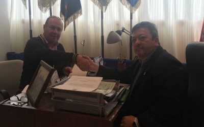 Firma del convenio con la Legión para San Sebastián 2017