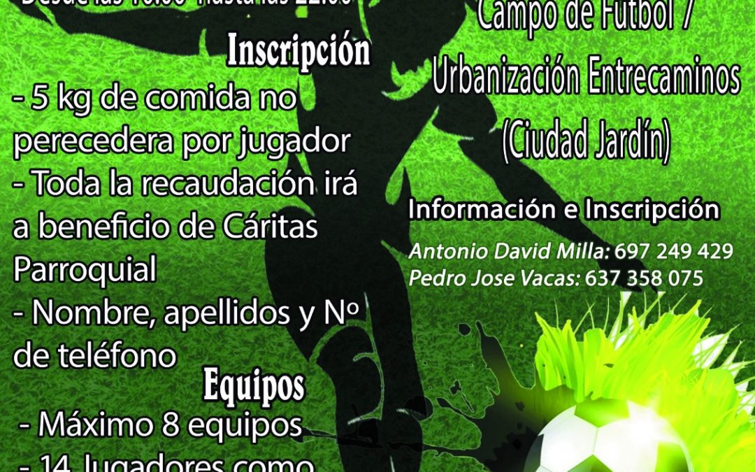 V CAMPEONATO SOLIDARIO HERMANDADES Y BANDAS SE POSPONE AL DÍA 10 POR MALAS PREVISIONES METEOROLOGICAS