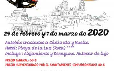VIAJE A LOS CARNAVALES DE CÁDIZ 2020
