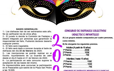 BASES DEL GRAN CONCURSO DE DISFRACES DEL CARNAVAL DE LA GUARDIA 2020