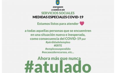 El Ayuntamiento listo para atender situaciones nuevas e inesperadas de las familias ante el COVID-19