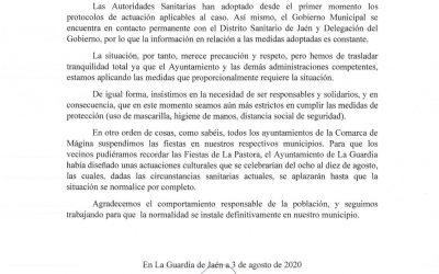 COMUNICADO DEL PORTAVOZ DE GOBIERNO MUNICIPAL