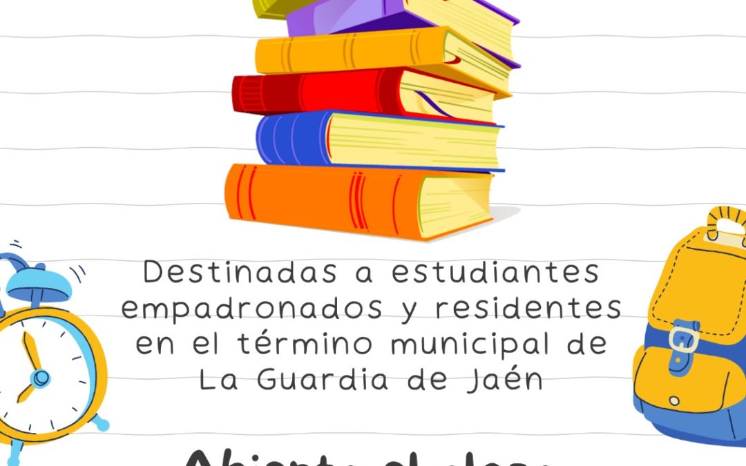 PROGRAMA DE ACCIÓN JUVENIL AYUDAS AL ESTUDIO 2023