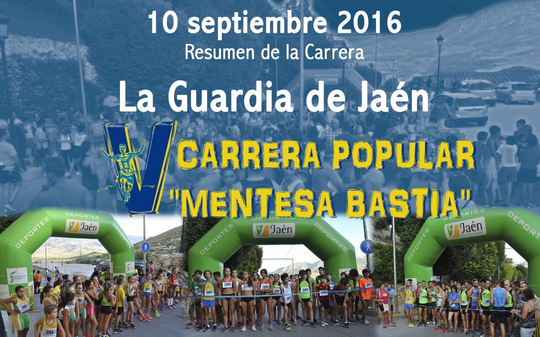 Resumen Salidas y Clasificación V Carrera Mentesa Bastia 2016