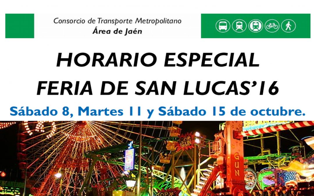Cobertura especial de autobuses por San Lucas 2016